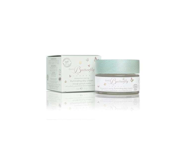 Little Butterfly London Organic-certified Blossoms in Spring Illuminating Day Cream for Sensitive Skin