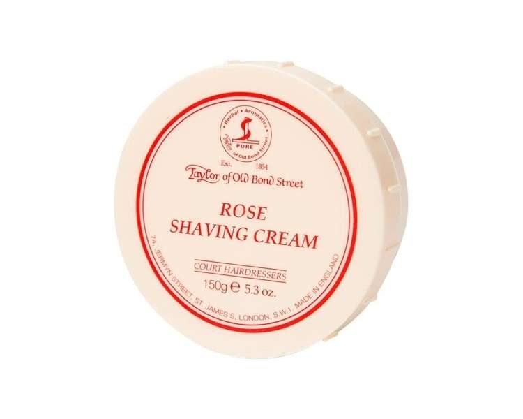 Taylor of Old Bond Street Rose Shaving Cream Bowl 150g