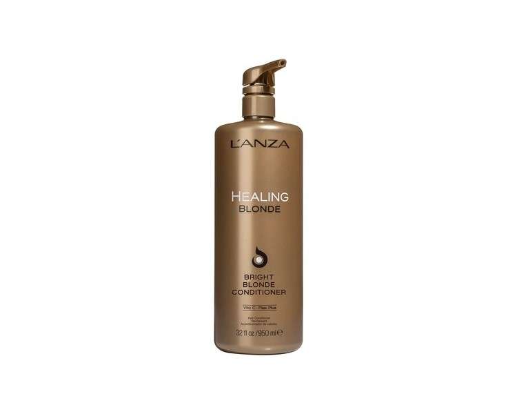 L'ANZA Healing Blonde Bright Conditioner for Natural and Decolorized Blonde Hair 32 Fl Oz 950ml