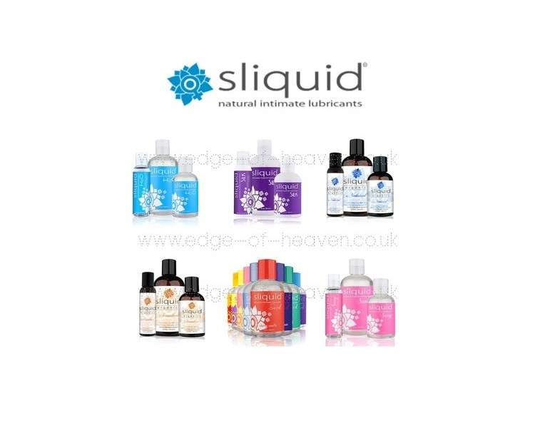 Sliquid Naturals Organics Water Based Hybrid Swirl Flavoured 100% Vegan Sex Lube