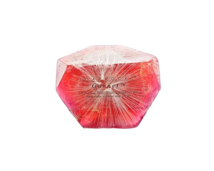 TS Pink Garnet SoapRocks 6oz Gemstone Soap