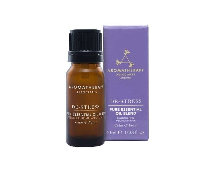 Aromatherapy Associates De-Stress Pure Essential Oil Blend with Frankincense, Chamomile and Petitgrain 0.33 fl oz