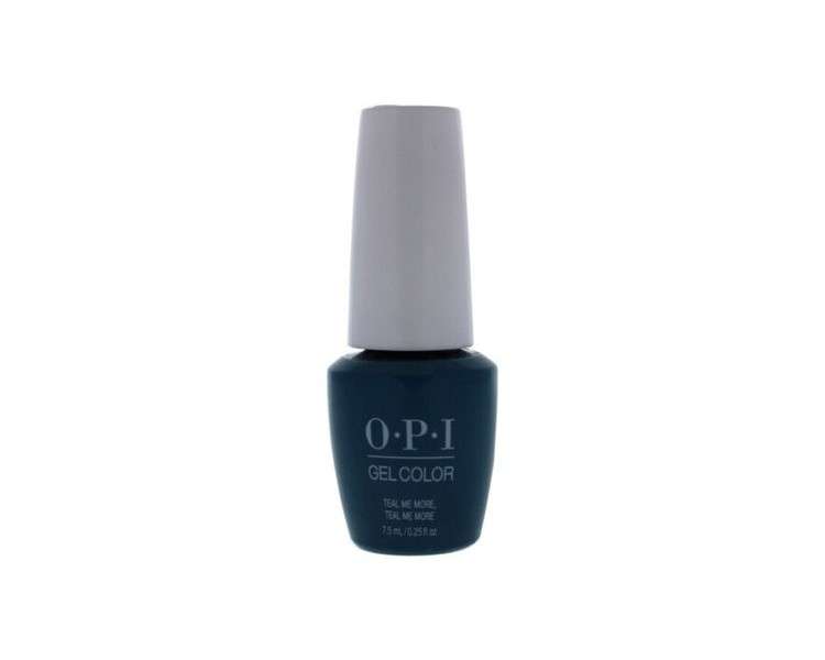 OPI GelColor GC G45B Teal Me More-Teal Me More Nail Polish for Women 0.25oz