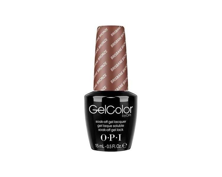 OPI Gelcolor Soak off UV Led Gel Polish  Brisbane Bronze A45 15ml