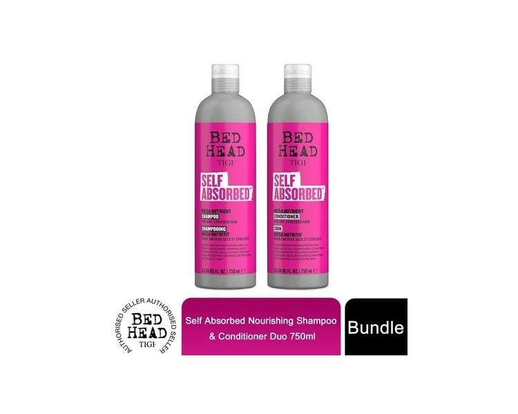 Bed Head By TIGI Self Absorbed Nourishing Shampoo & Conditioner Duo 750ml