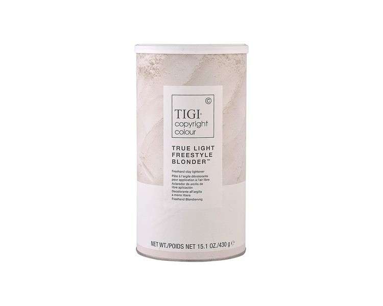 Tigi Copyright Colour True Light Freestyle Blonder 430g Freehand Clay Lightener