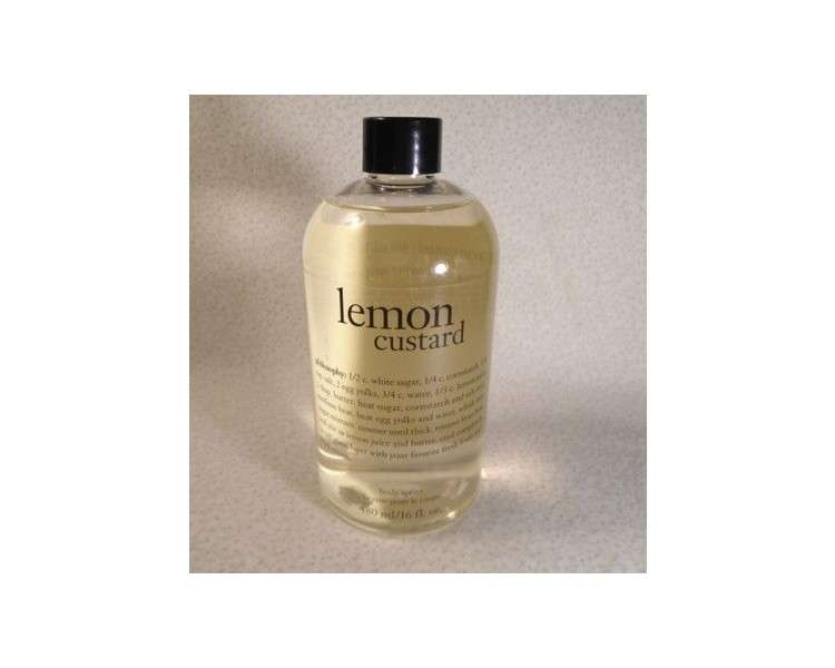 Philosophy Lemon Custard Perfumed Body Spritz 480ml No Pump/Sprayer