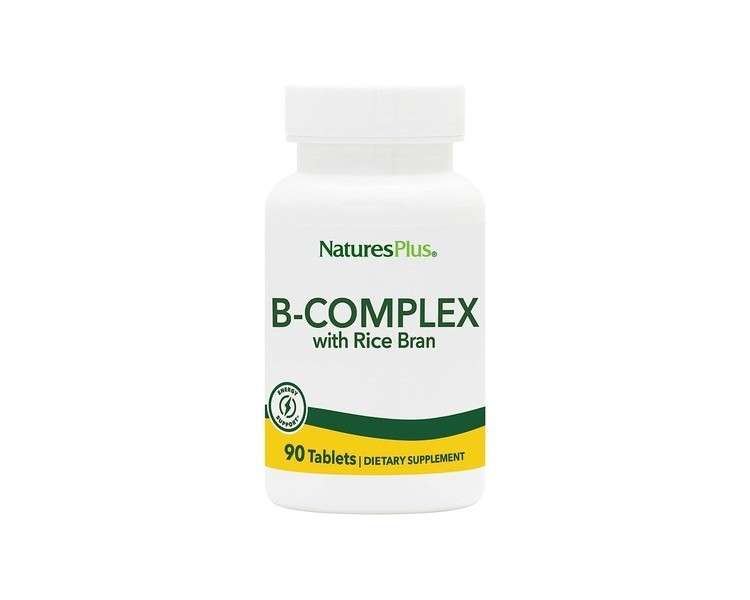 Nature's Plus B-Complex with Rice Bran 90 Tablets
