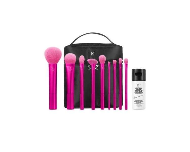 Real Techniques Winter Brights Makeup Set 11 Pieces