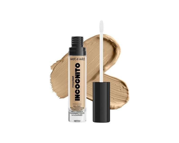 wet n wild Megalast Incognito Full-Coverage Concealer with Shea Butter Medium Honey
