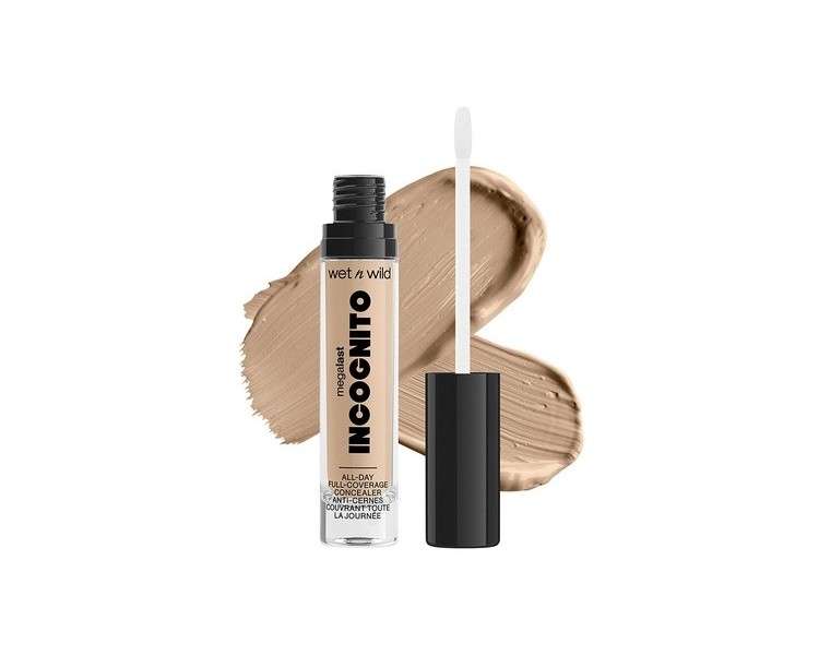 wet n wild Megalast Incognito Full-Coverage Concealer with Shea Butter Medium Neutral