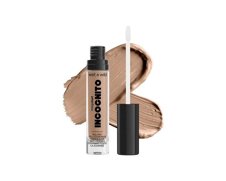 wet n wild Megalast Incognito Full-Coverage Concealer with Shea Butter Light Honey