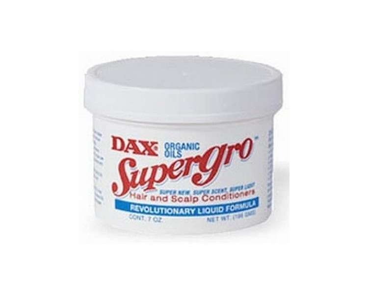 Dax Supergro Hair and Scalp Conditioners Revolutionary Liquid Formula 7oz