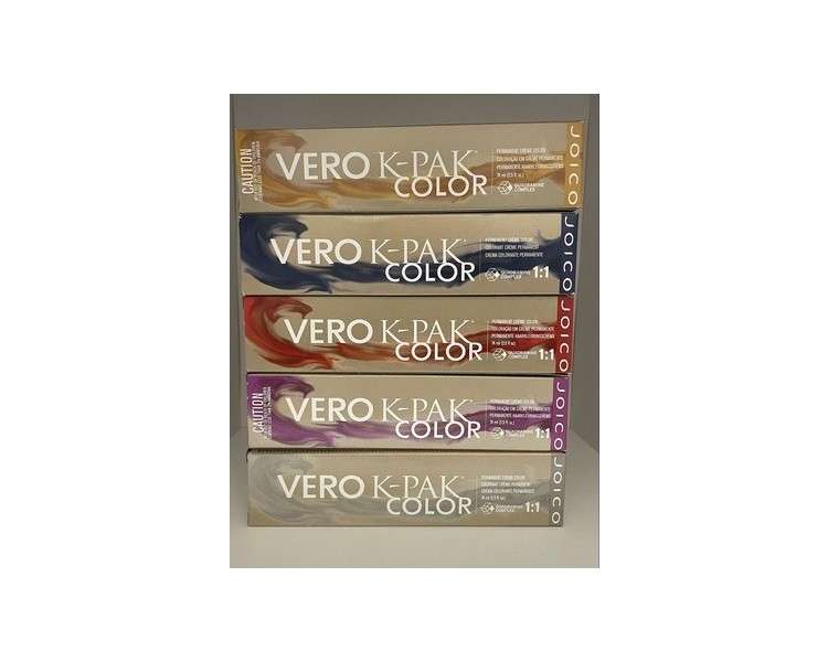 JOICO VERO K-PAK Professional Permanent Cream Hair Color 2.5oz