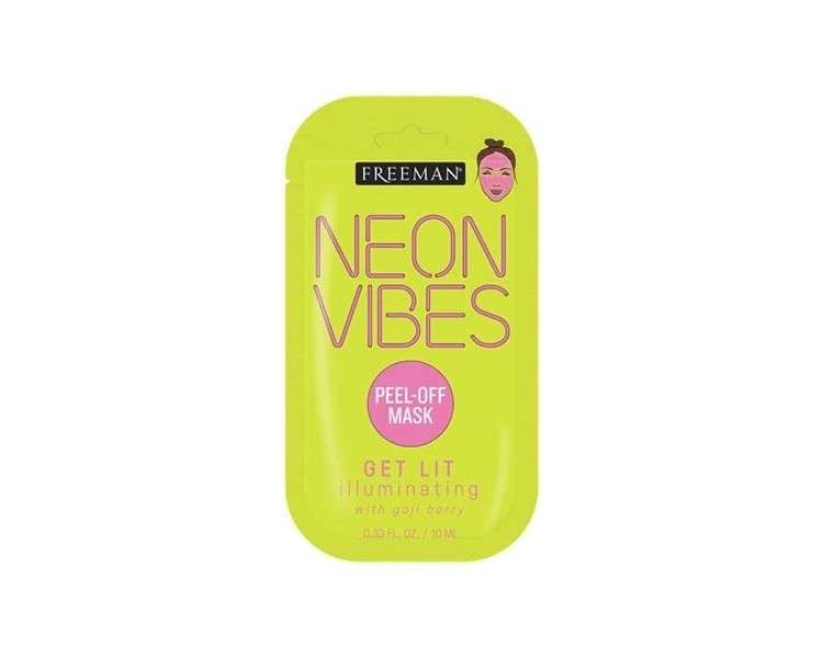 Freeman Neon Vibes Get Lit Illuminating Face Mask