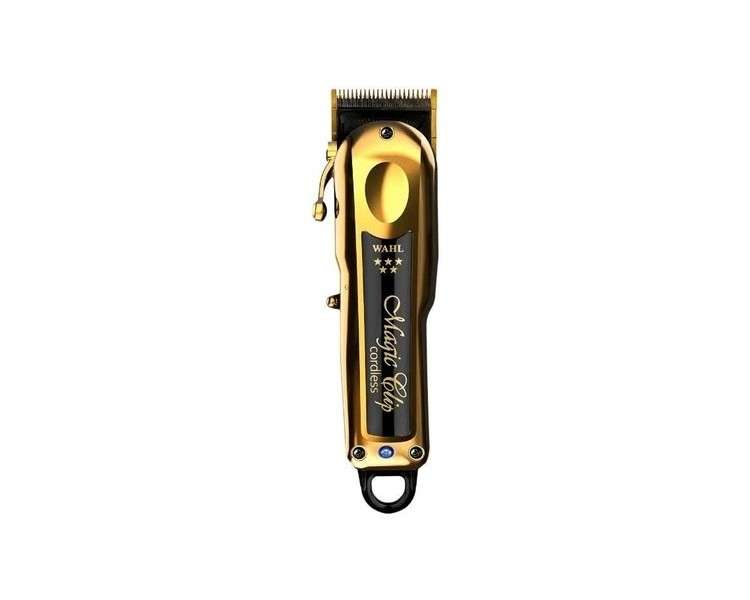 Wahl Magic Clip Cordless Gold Professional Wireless Hair Clipper with 8 Guards Included 0.5-1.2mm