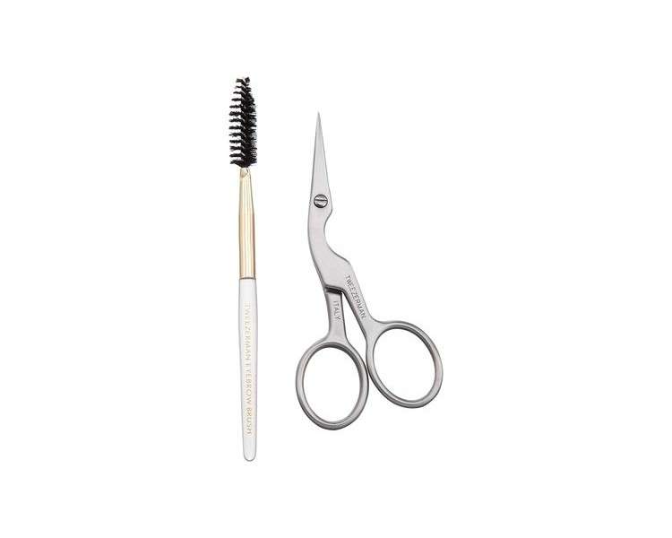 Tweezerman Brow Shaping Scissors and Brush