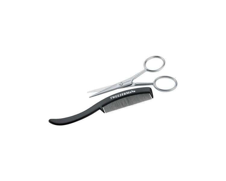 Tweezerman G.E.A.R For Men Moustache Scissors and Comb