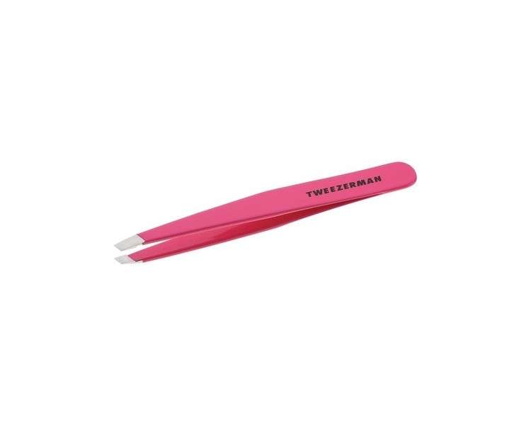 Tweezerman Stainless Steel Slant Tweezer Pink