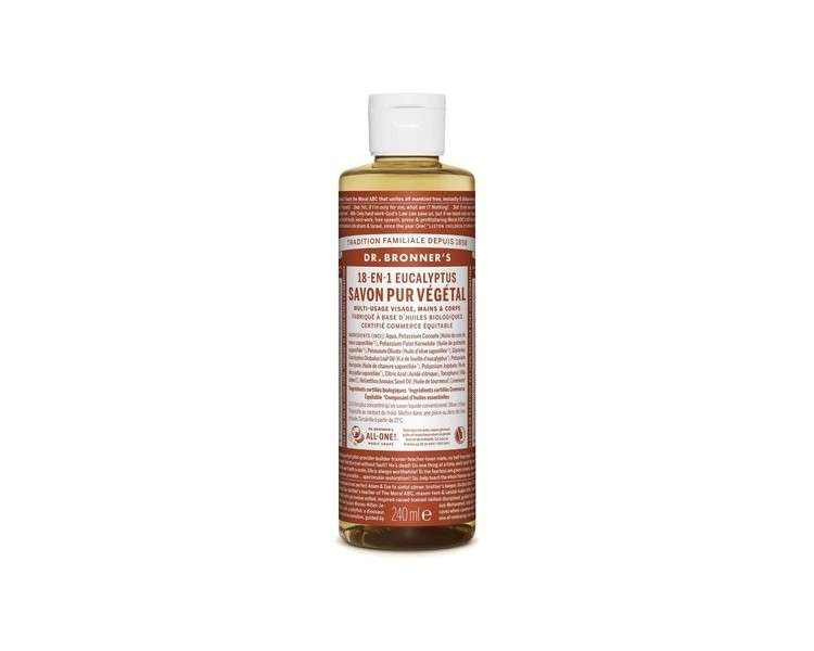 Organic Eucalyptus Castile Liquid Soap 237ml