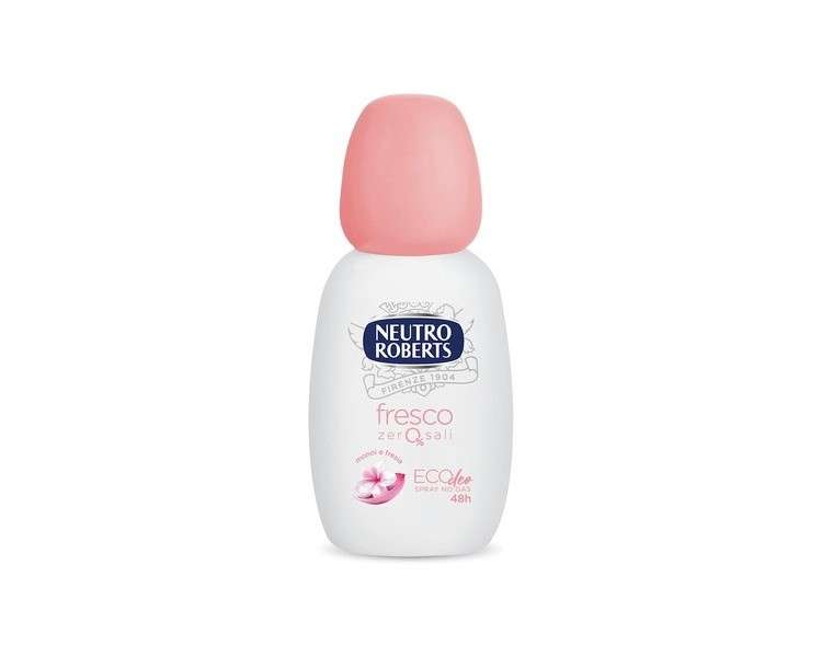 Neutro Roberts Ecodeo Fresco Pink Deodorant Spray Monoi and Freesia Fragrance 75ml