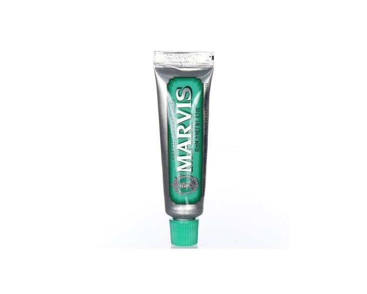 Marvis Classic Strong Mint Travel Size Toothpaste 0.5oz/10ml