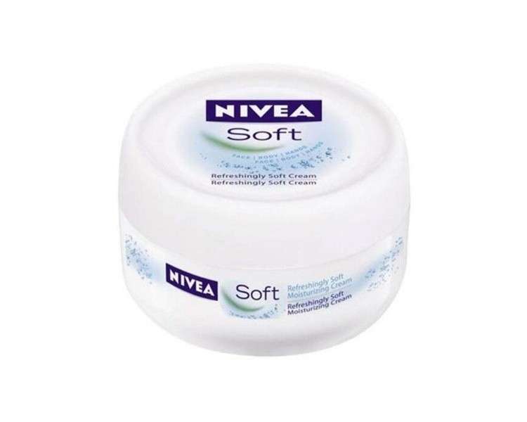 Nivea Soft Refreshing Moisturizing Body Cream with Jojoba Oil 50ml