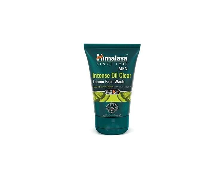 Himalaya Herbals Men Intense Oil Clear Lemon Face Wash 100ml