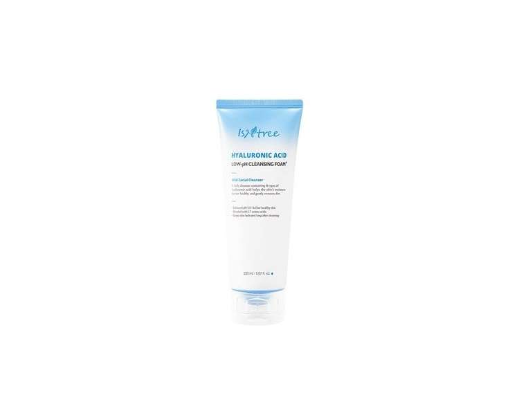 ISNTREE Hyaluronic Acid Low pH Cleansing Foam 5.07 fl.oz - Creamy Texture for Dry and Neutral Skin