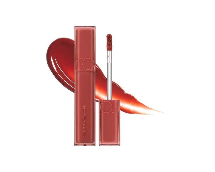 rom&nd Dewyful Water Tint Lip Gloss 0.18 fl oz 04 Chili Up Longlasting Lip Tint Moisturizing Natural Gloss MLBB