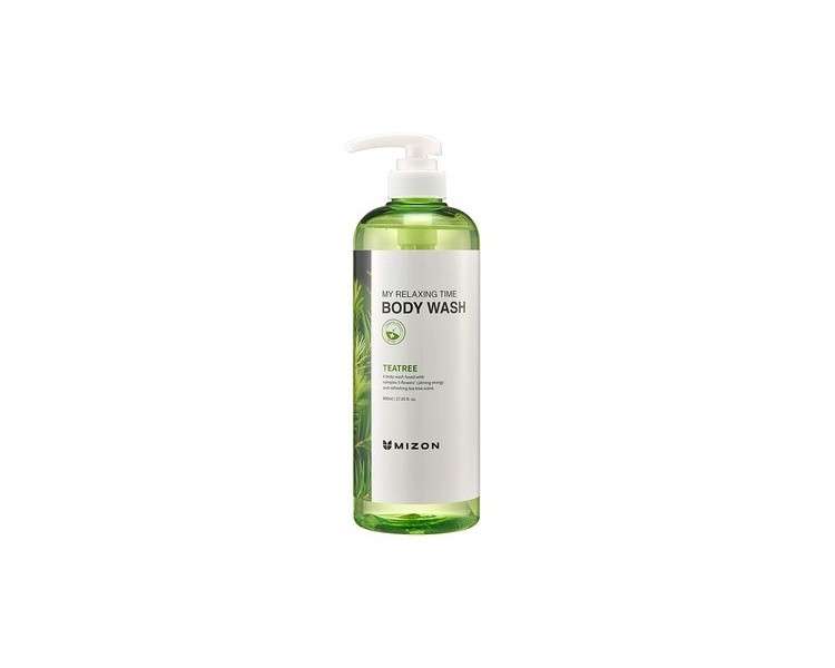 MIZON My Relaxing Time Tea Tree Body Wash 27oz - Nourish, Moisturize, and Soothe Skin