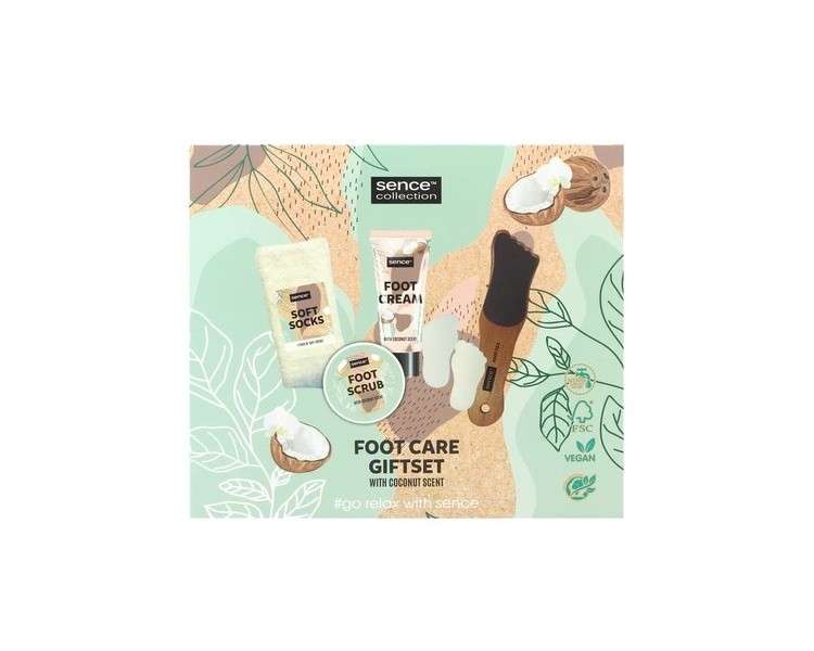 Sence 6-Piece Gift Set - Coconut Foot Care