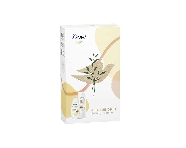Dove Radiant Beauty Care Set with Body Wash and Body Milk