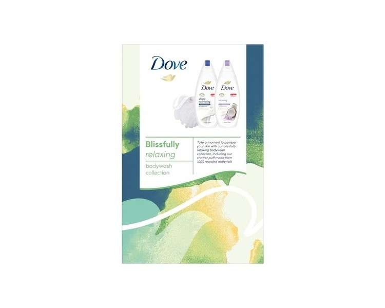 Dove Blissfully Relaxing Body Wash Collection 2pcs Gift Set 225ml