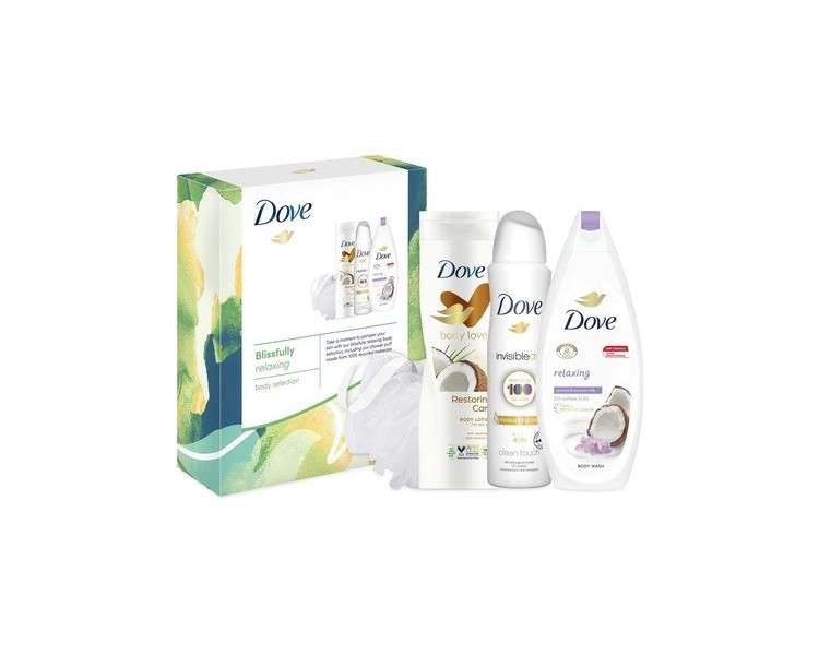 Dove Body Wash GiftSet + Body Wash 225ml + Body Lotion 200ml + Anti-Perspirant Deodorant 150ml