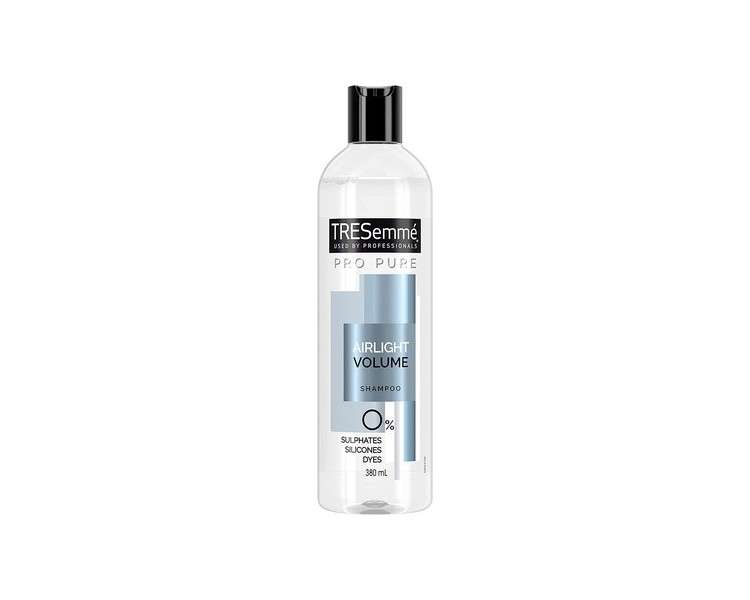 TRESemme Pro Pure Airlight Volume Shampoo for Amplified Volume, Body and Bounce 380ml