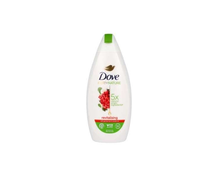 Dove Care By Nature Revitalizing Shower Gel with Goji Berries and Camellia Oil 400ml