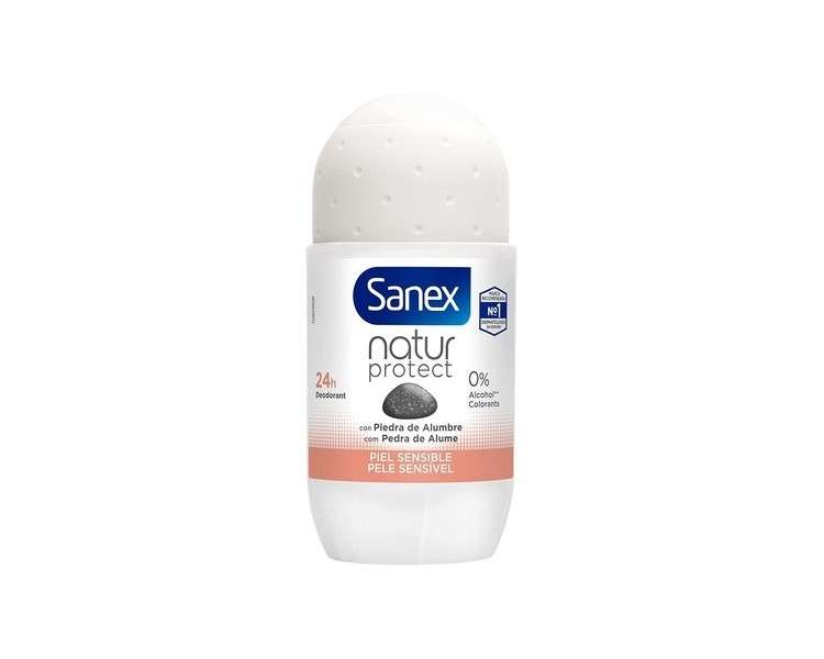 Sanex Natur Protect Roll-On Deodorant For Sensitive Skin 50ml