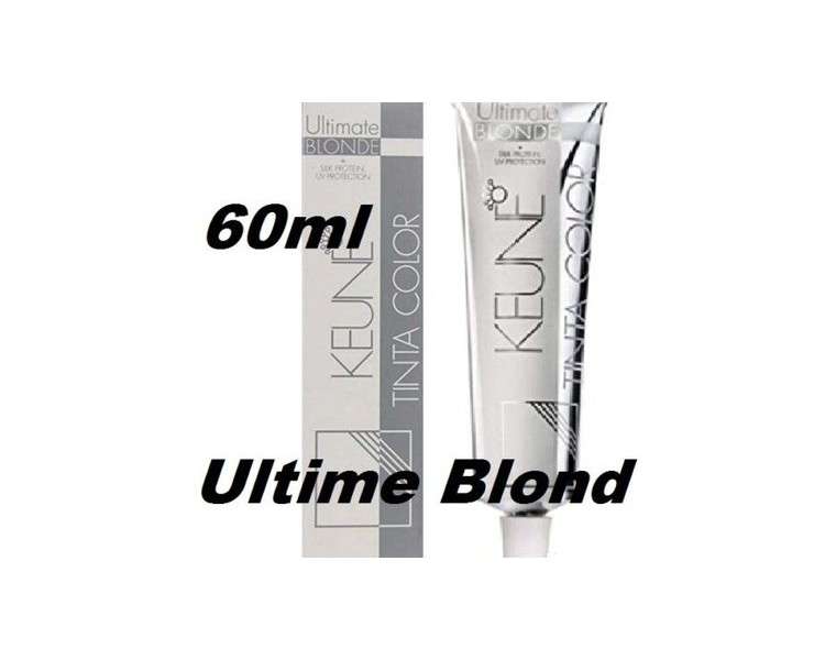 Keune Tinta Color Ultimate Blonde Permanent Hair Color Various Shades 60ml TOP