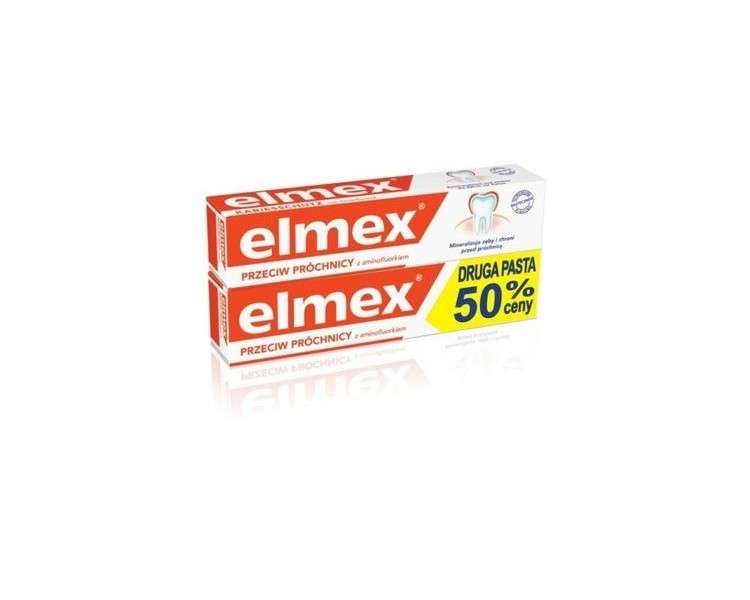 Elmex Toothpaste 75ml x 2 - Buy One Get One 50% Off