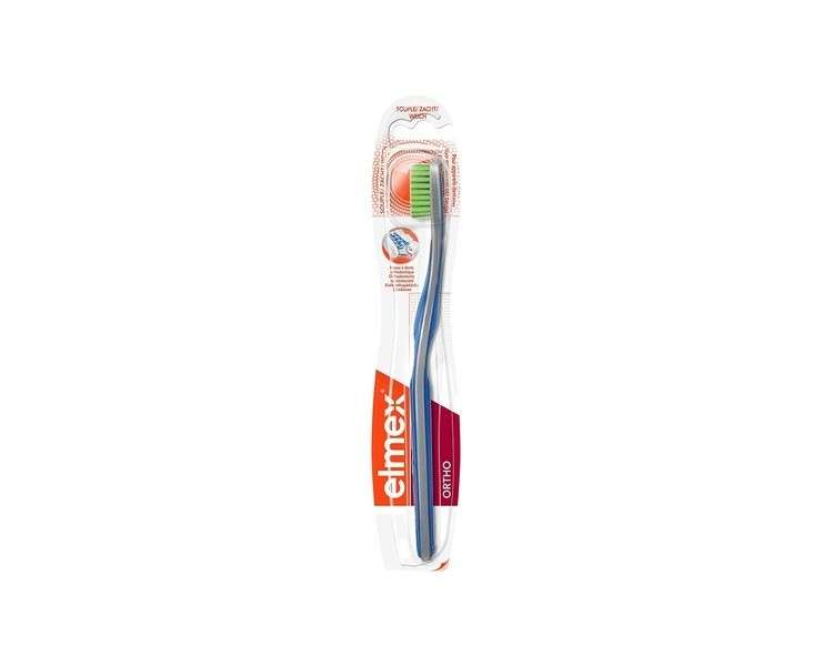 Elmex Ortho Toothbrush Soft - Suitable for Cleaning Teeth and Braces