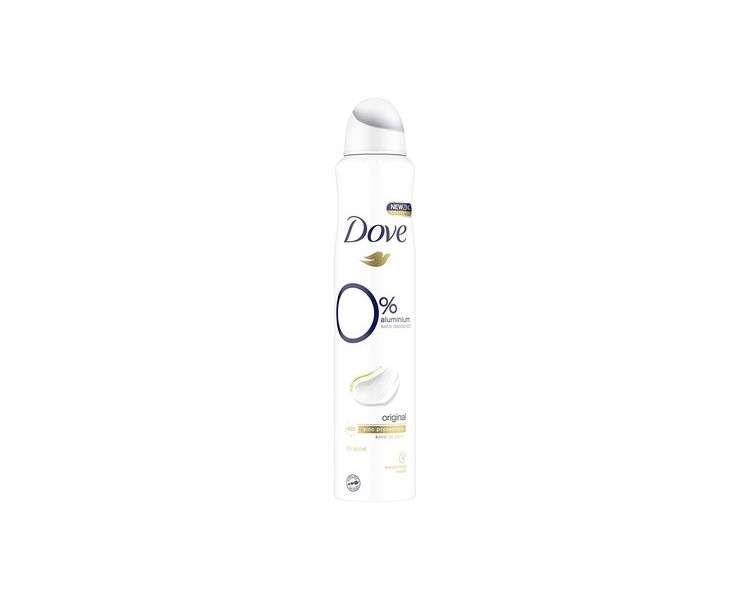 Dove 0% Women's Deodorant Spray 24 Hours Original 200ml