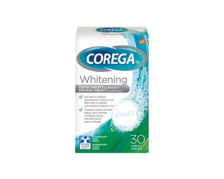 Corega Whitening 30pcs