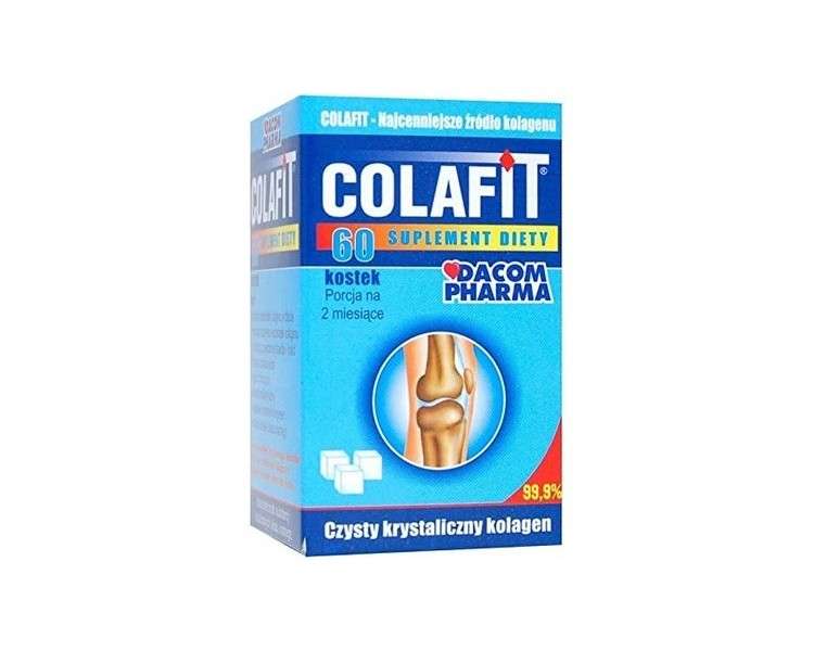 Colafit Lyophilized Collagen for Flexible Joints, Arthritis, and Skin Health 60 Cubes - 2 Month Supply