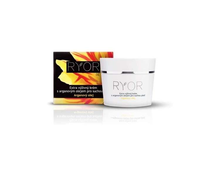 RYOR Extra-Nourishing Cream with Argan Oil for Dry Skin 50ml