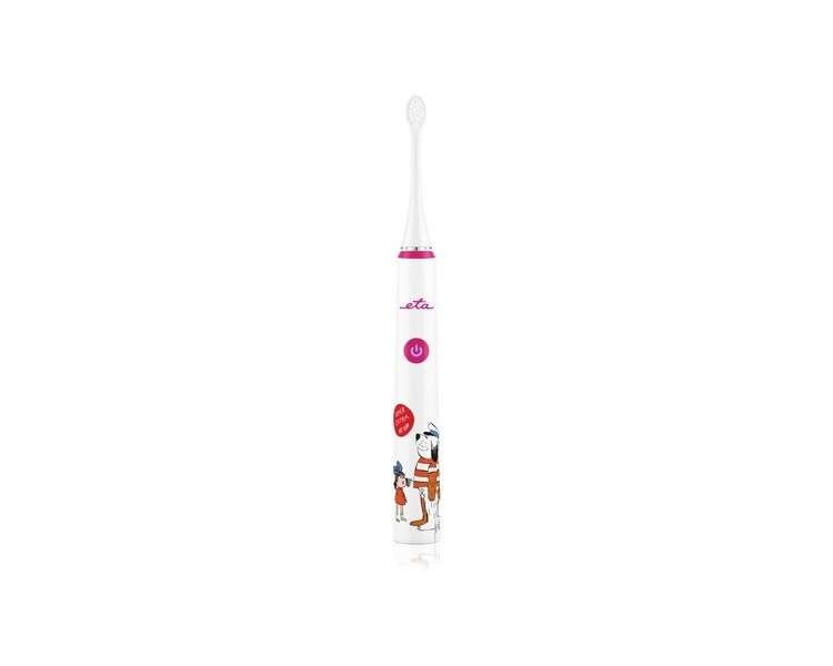 ETA Sonetic Kids Sonic Toothbrush 42000 Movements per Minute 4 Cleaning Modes Red