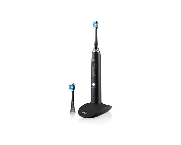 ETA Sonetic Electric Sonic Toothbrush with 3 Cleaning Programs and Extremely Long Lifespan Black