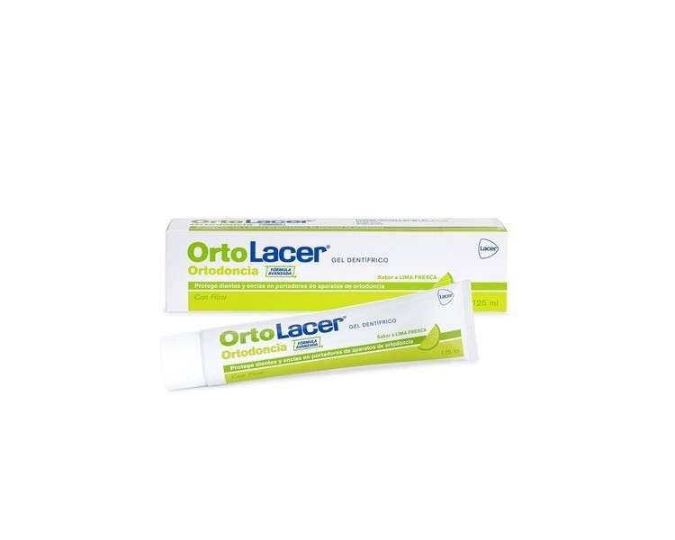 LACER ORTOLACER Lime Toothpaste Gel 125ml