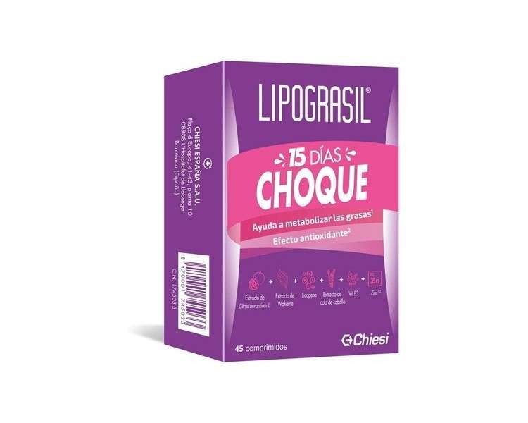 Lipograsil 15 Day Shock 45 Tablets