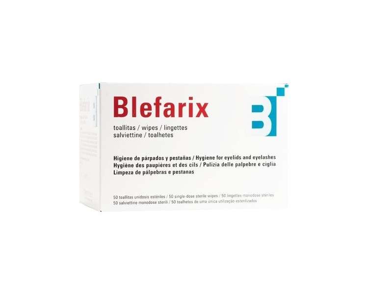 BlefariX Eyelid and Eyelash Wipes